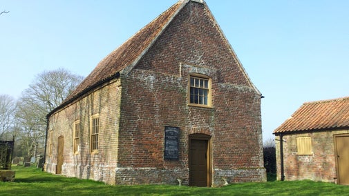The exterior of Monksthorpe Chapel on the Gunby Estate